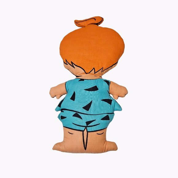 Vintage Hanna Barbera Flintstones Pebbles Stuffed Pillow 13 inch Plush - Picture 2 of 3